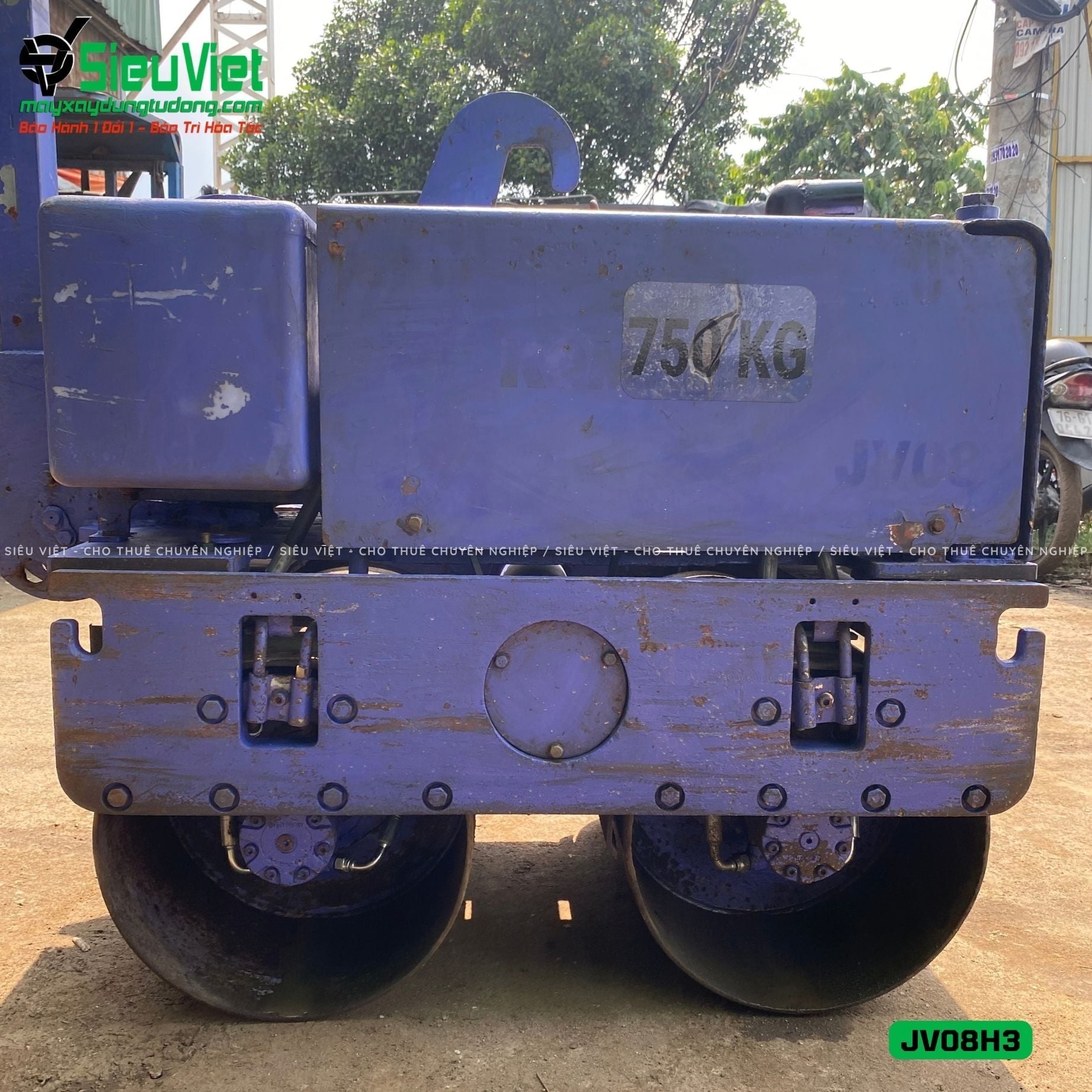Xe lu rung dắt tay 700Kg Komatsu JV08H-3 Nhật Bản (JV08H36016)
