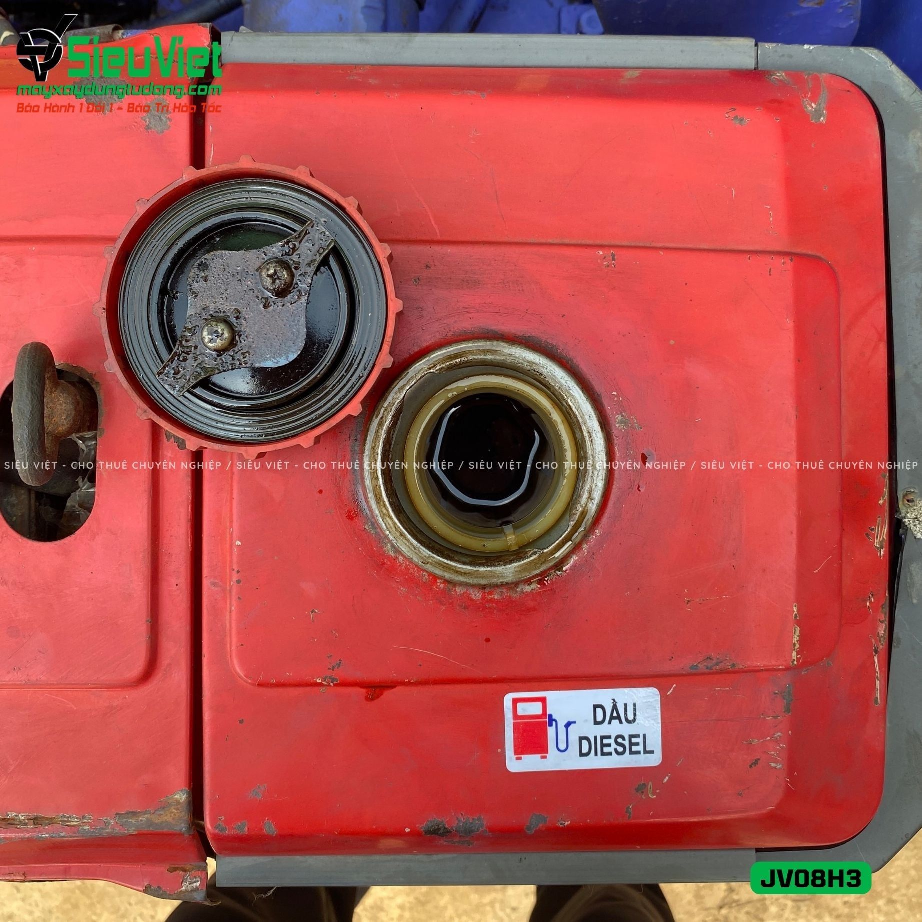 Xe lu rung dắt tay 700Kg Komatsu JV08H-3 Nhật Bản (JV08H36016)