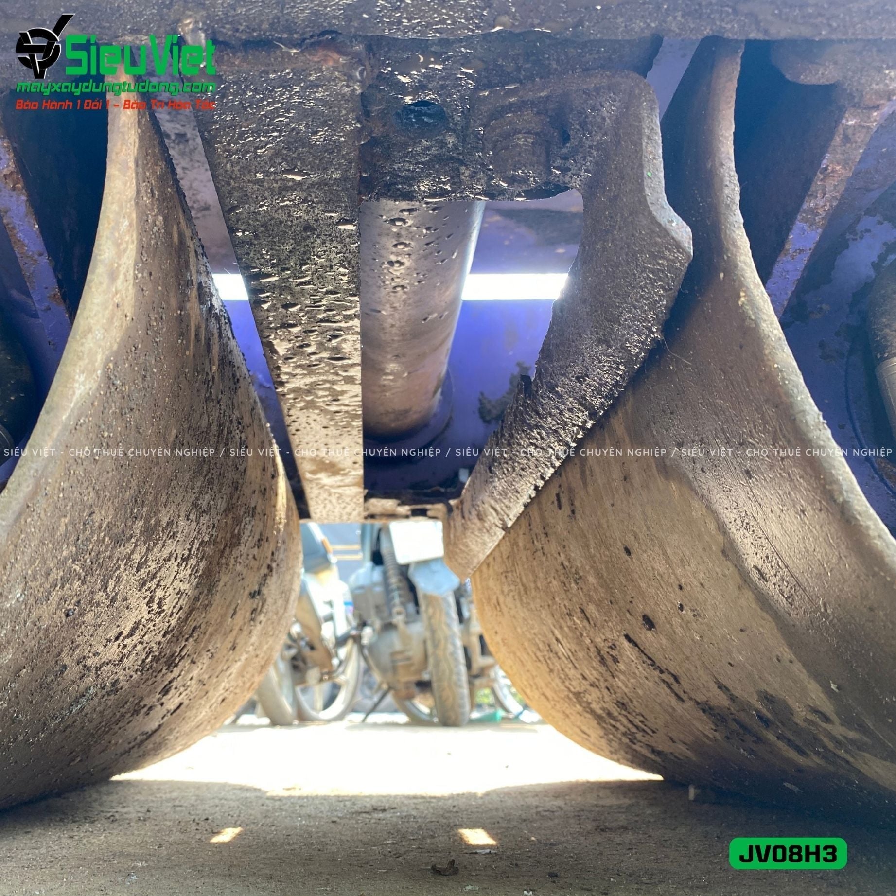 Xe lu rung dắt tay 700Kg Komatsu JV08H-3 Nhật Bản (JV08H36016)
