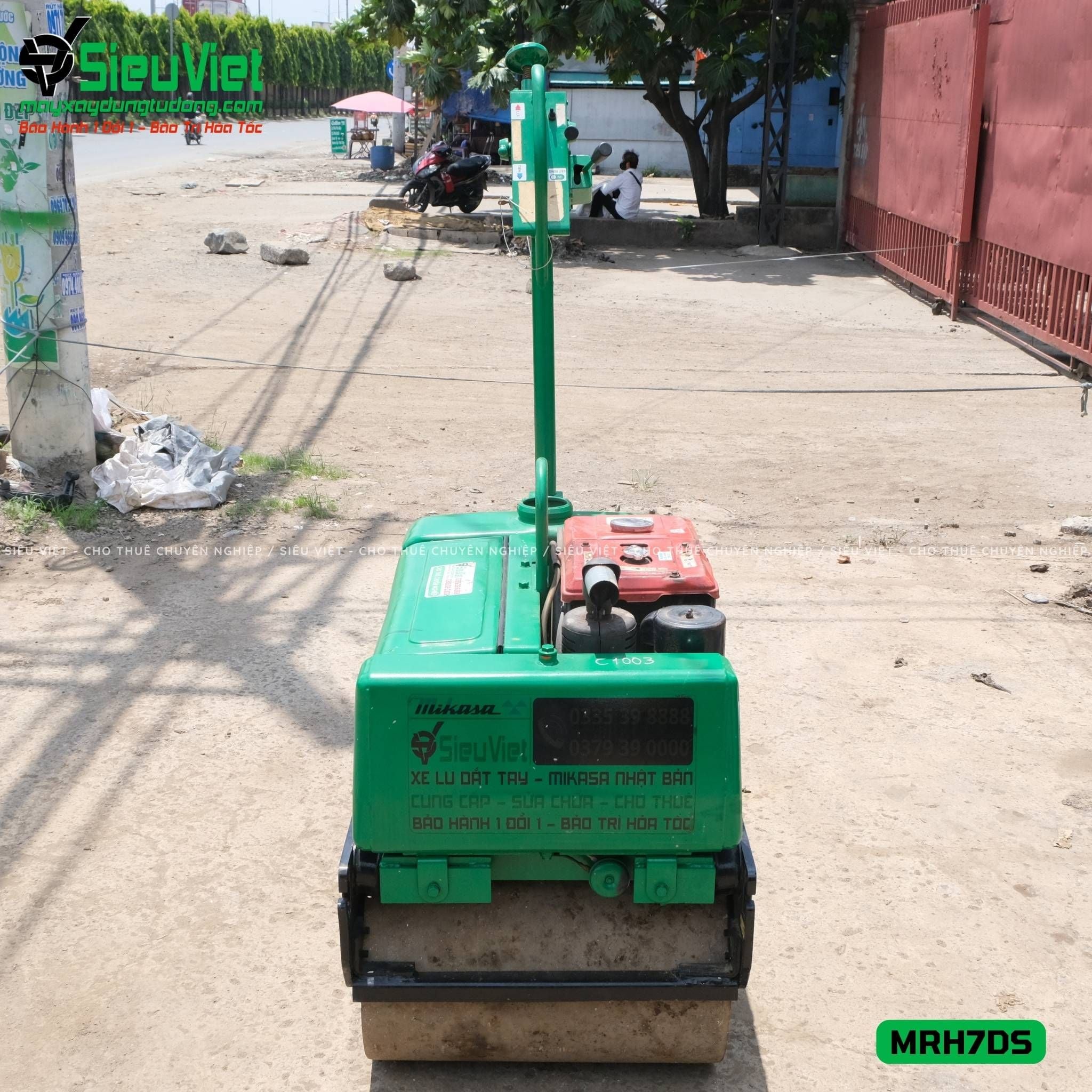 Xe lu rung dắt tay 700Kg Mikasa MRH7DS Nhật Bản (C1003)