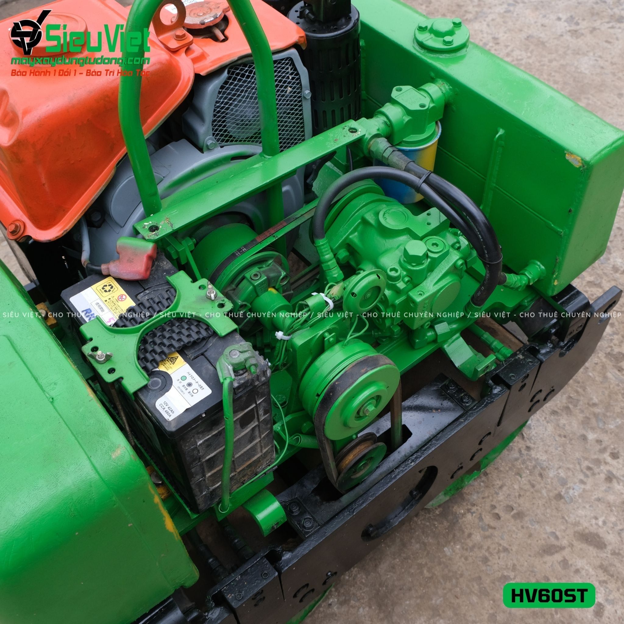 Xe lu dắt tay 640Kg Sakai HV60ST Nhật Bản (VHV1232294)