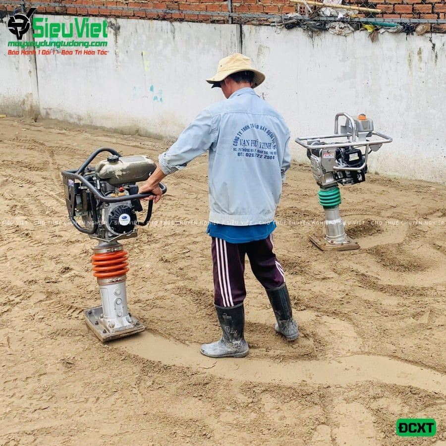 Thuê Tháng Máy đầm cóc DC6 55-65kg (Xăng)
