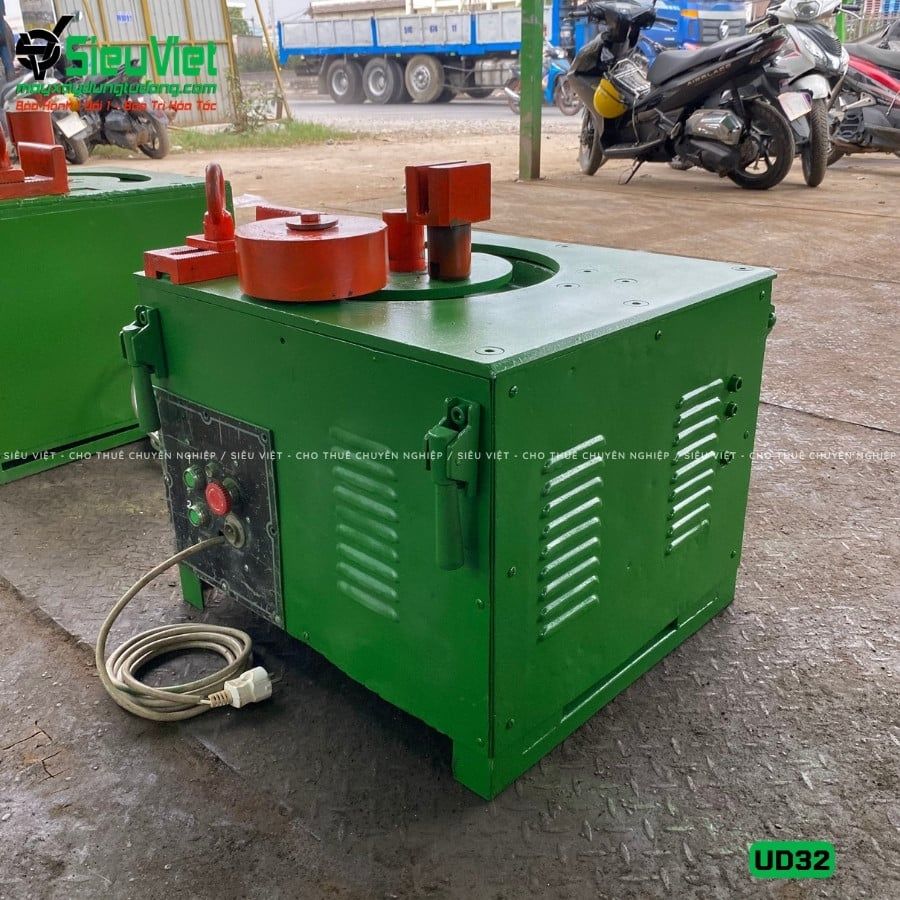 (Cũ) Máy uốn sắt phi 28 UD32 Hàn Quốc (Điện 220v, Dân dụng)