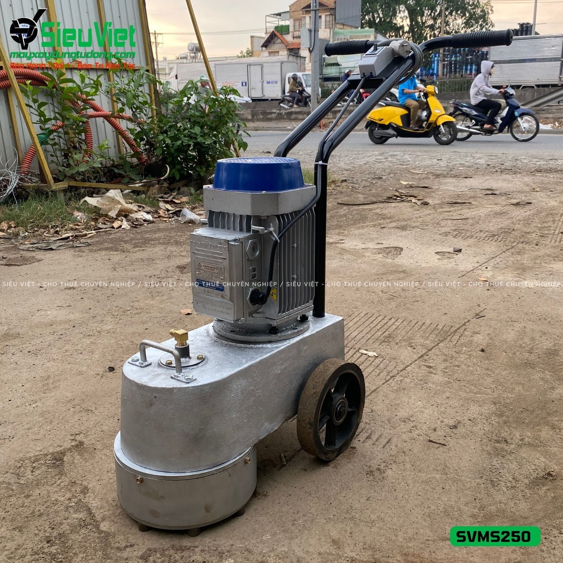 Máy mài sàn bê tông SVMS250 - Điện 220v, Dân dụng