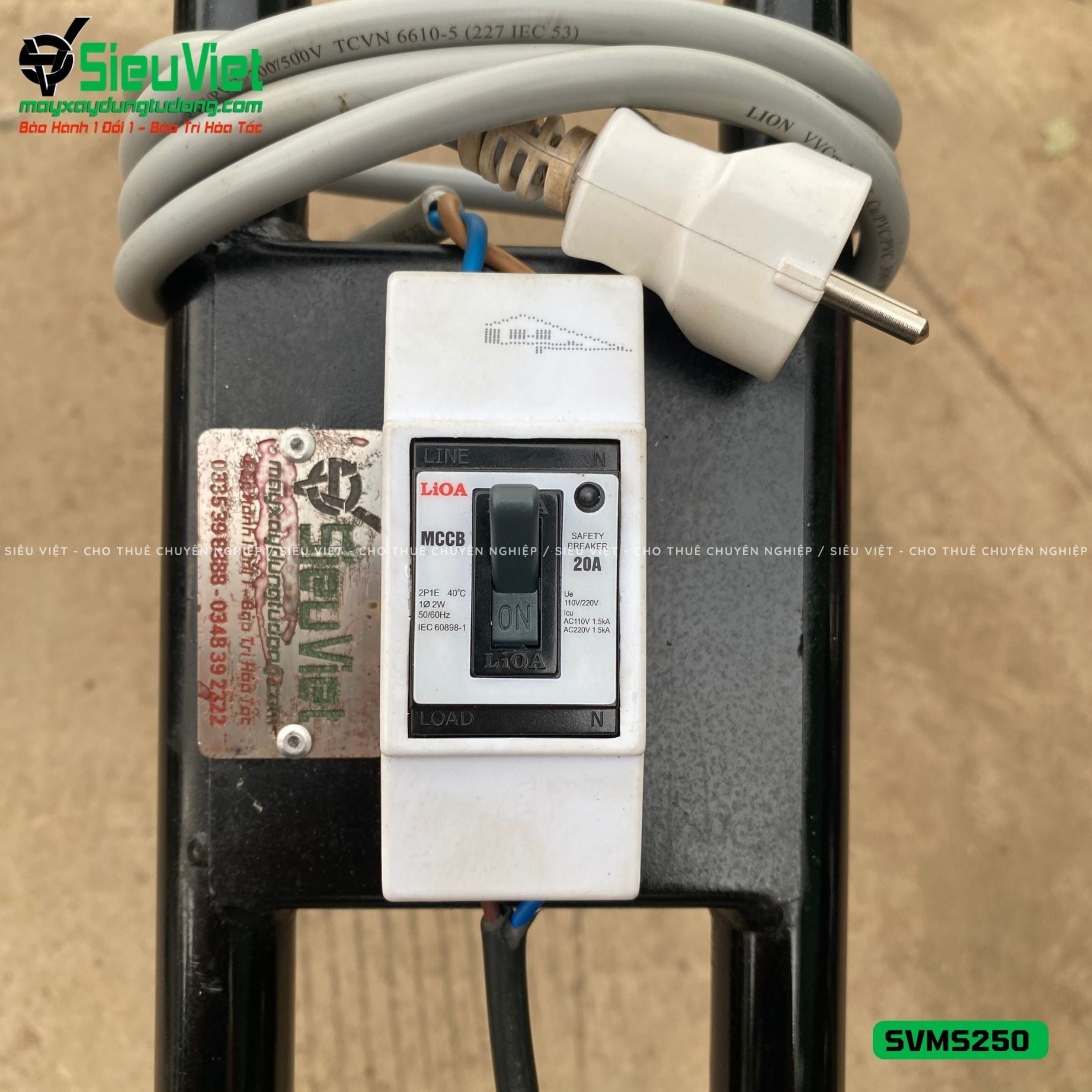 Máy mài sàn bê tông SVMS250 - Điện 220v, Dân dụng
