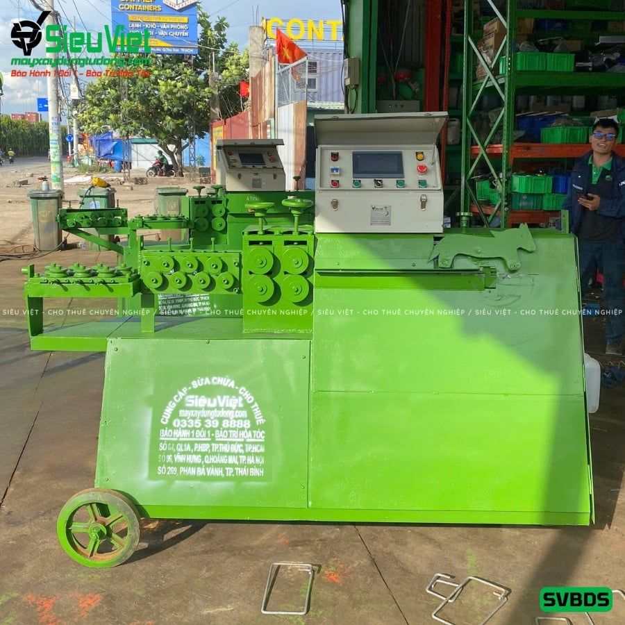 (Cũ) Máy bẻ đai tự động sắt 6-8mm SVBDS (Điện 220v)(Loại 1)