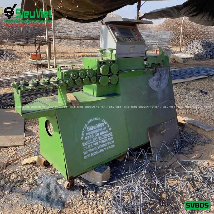 (Cũ) Máy bẻ đai tự động sắt 6-8mm SVBDS (Điện 220v) - Loại 2