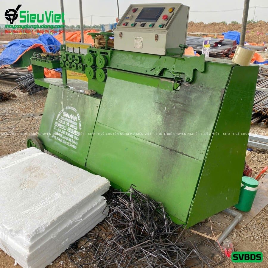 (Cũ) Máy bẻ đai tự động sắt 6-8mm SVBDS (Điện 220v) - Loại 2