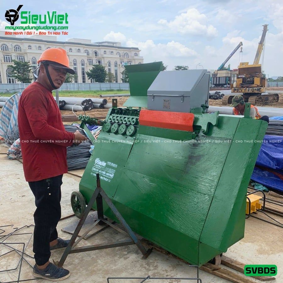 Thuê Ngày Máy bẻ đai sắt phi 6-8mm SVBDS Việt Nam - Điện 220V, 1 Pha