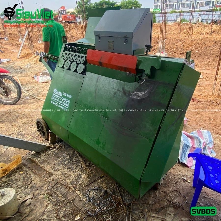 Thuê Ngày Máy bẻ đai sắt phi 6-8mm SVBDS Việt Nam - Điện 220V, 1 Pha