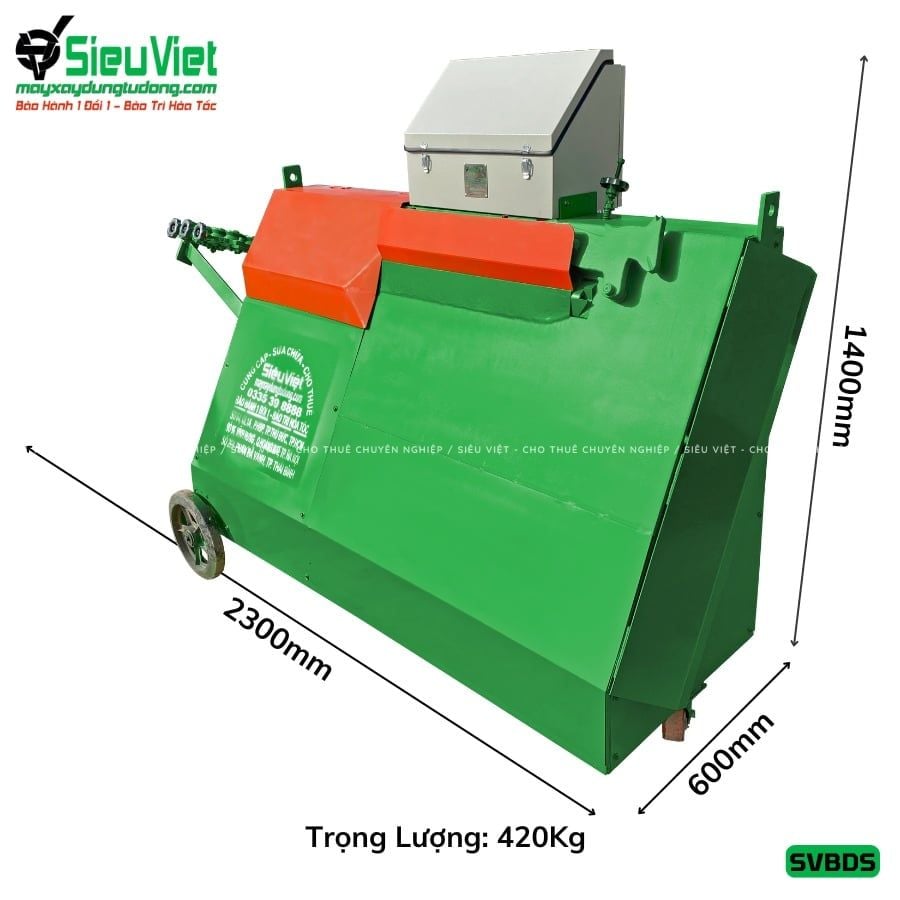 Máy bẻ đai sắt tự động SVBDS Việt Nam (Điện 220V, Dân Dụng)
