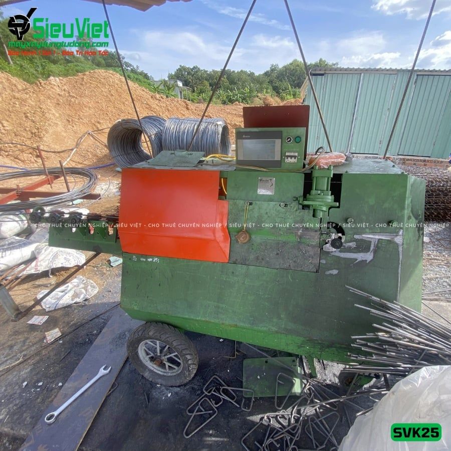 Máy bẻ đai sắt tự động SVK25 (Điện 220v - Dân dụng)