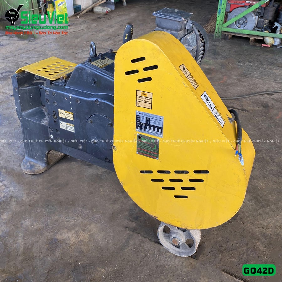 (Cũ) Máy cắt sắt GQ42D Trung Quốc - Điện 380v, 3 Pha