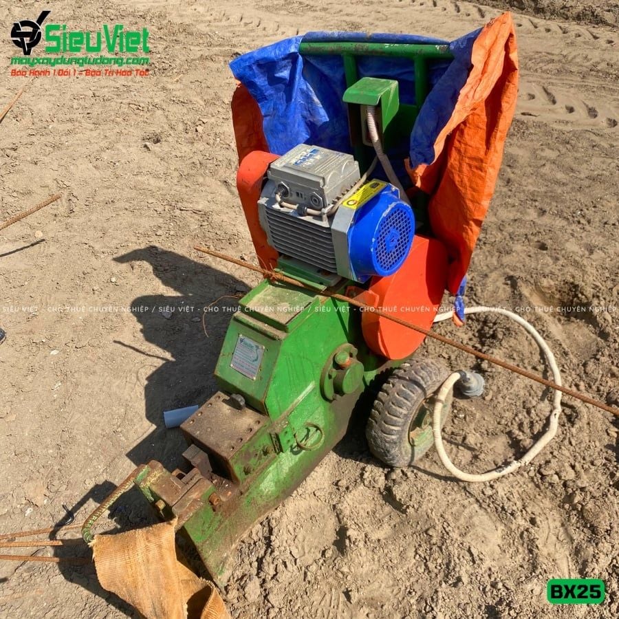 Thuê Ngày Máy cắt sắt phi 10-28 BX22, BX25, BX28 - Điện 220V, Dân dụng