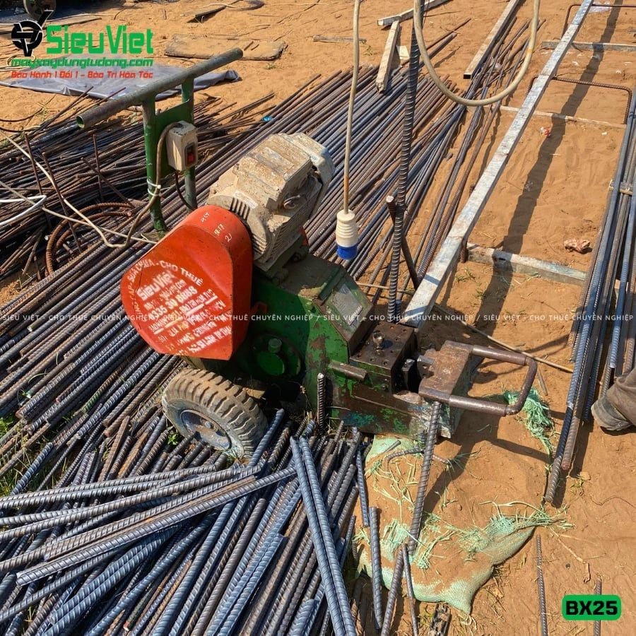 Thuê Tháng Máy cắt sắt phi 10-28 BX22, BX25, BX28 - Điện 220V, Dân dụng