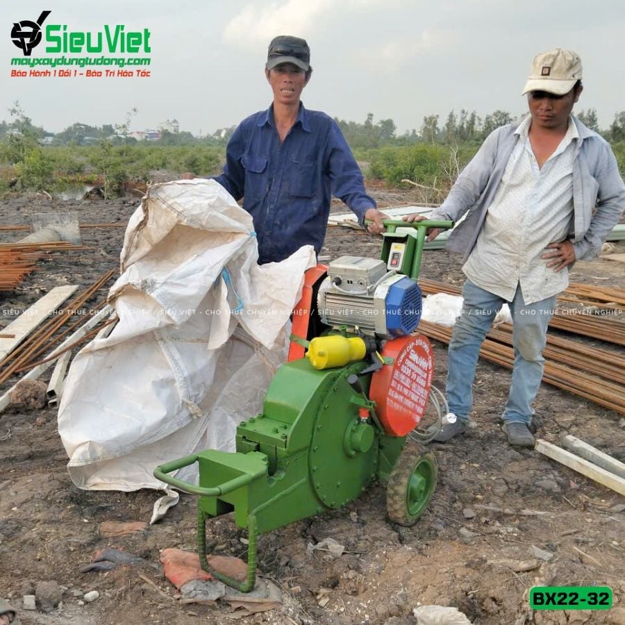 Thuê Ngày Máy cắt sắt phi 10-28 BX22, BX25, BX28 - Điện 220V, Dân dụng