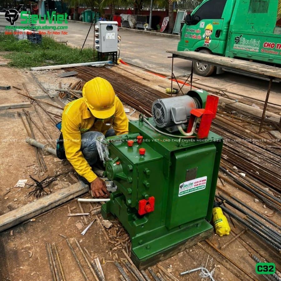 (Cũ) Máy cắt sắt C32 Nhật Bản - Điện 380v, 3 Pha (Loại 1)