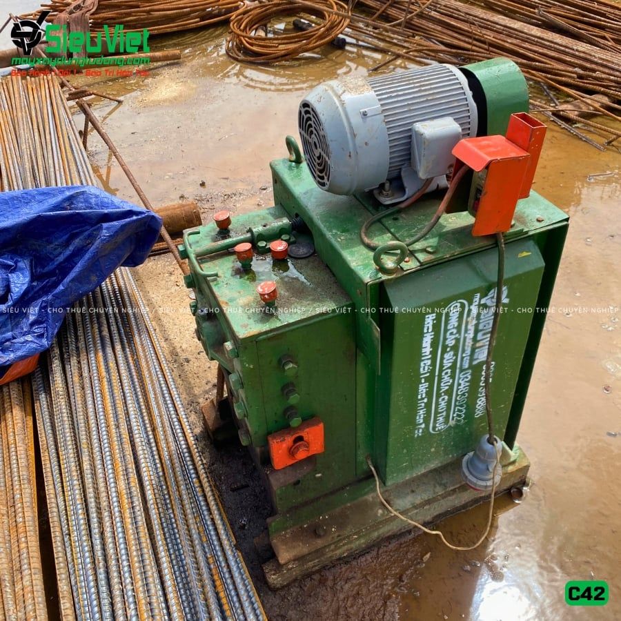 Máy cắt sắt C42 Nhật Bản - Điện 380v, 3 Pha