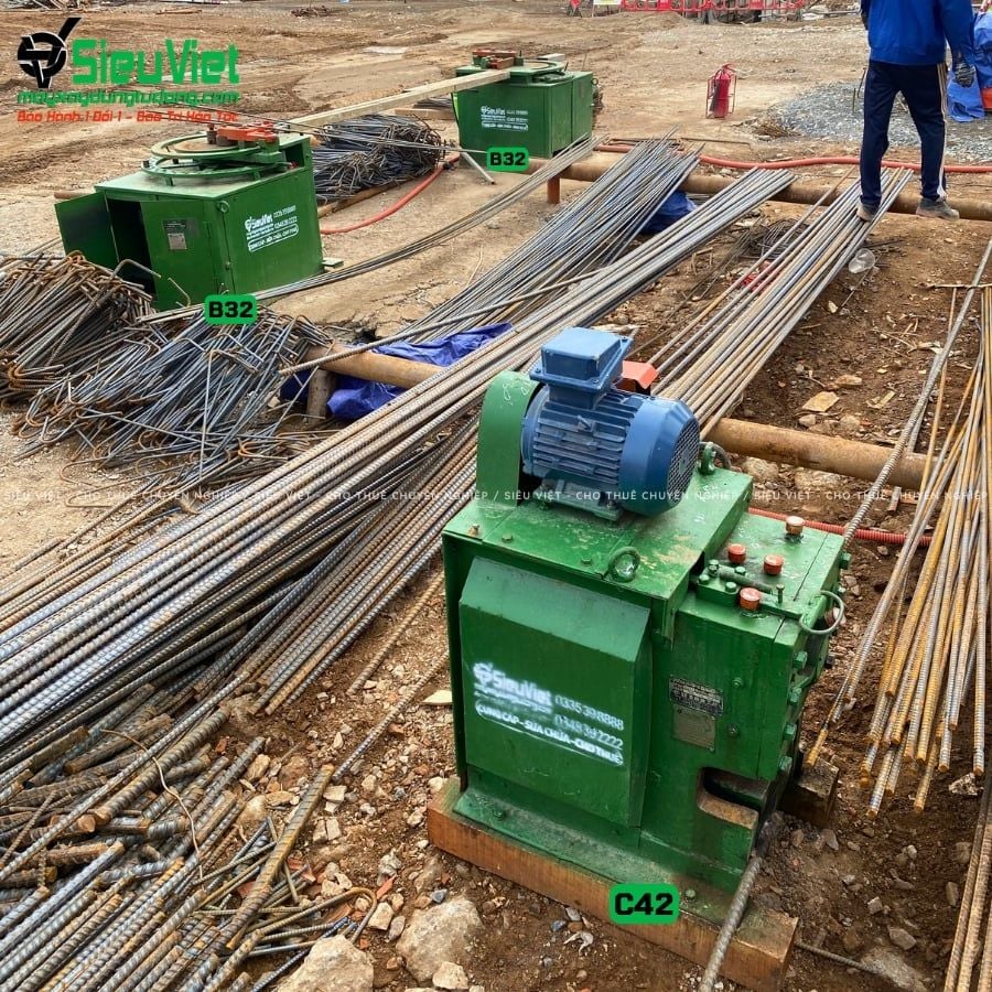 Máy cắt sắt C42 Nhật Bản - Điện 380v, 3 Pha