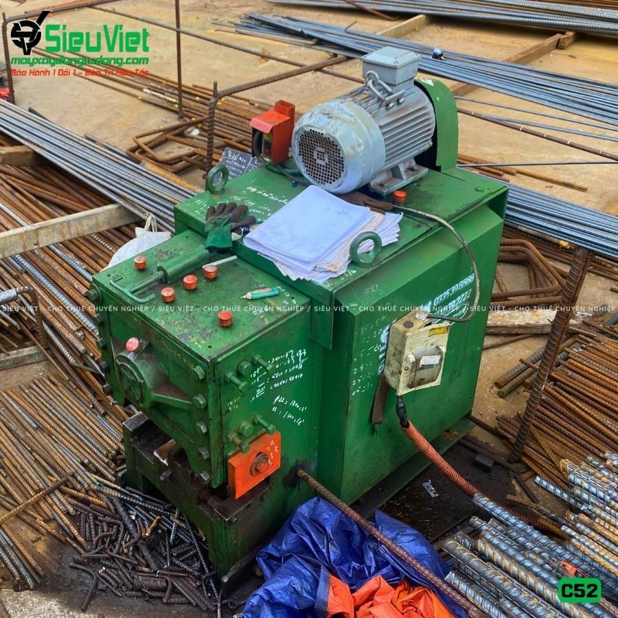 Thuê Tháng Máy cắt sắt phi 10-42mm C52 - Điện 380V, 3 Pha