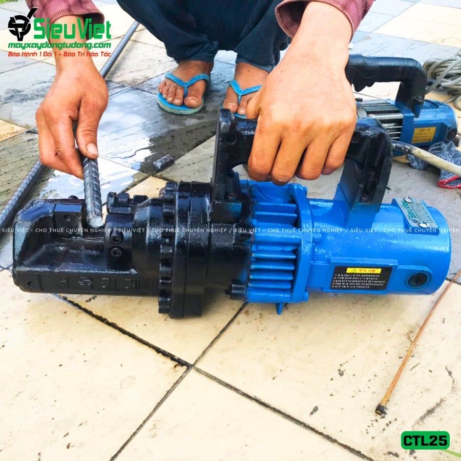 Thuê Tháng Máy cắt sắt cầm tay phi 10-25 CTL25 - Điện 220V, Dân dụng