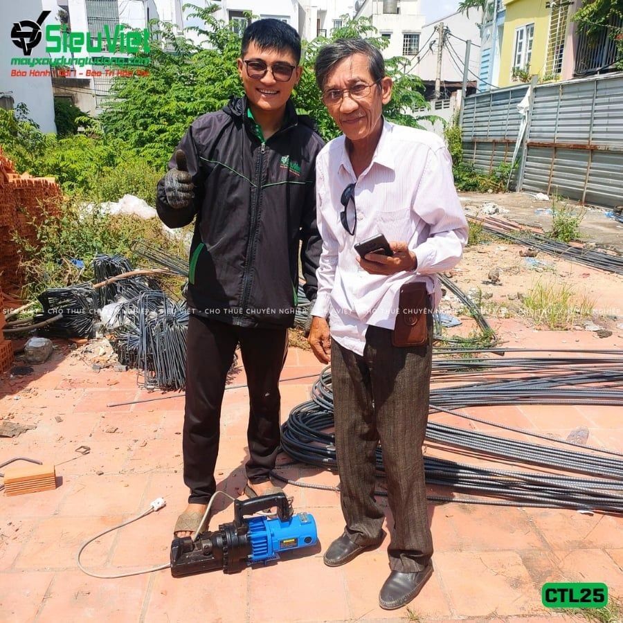 Thuê Tháng Máy cắt sắt cầm tay phi 10-25 CTL25 - Điện 220V, Dân dụng