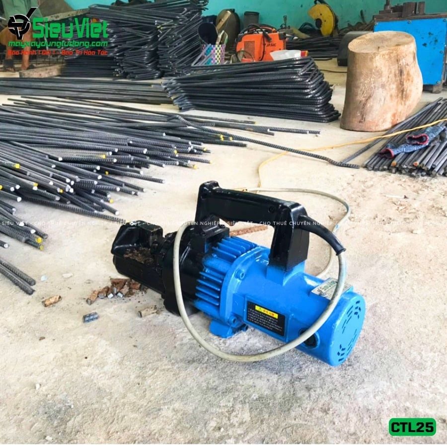 Thuê Tháng Máy cắt sắt cầm tay phi 10-25 CTL25 - Điện 220V, Dân dụng