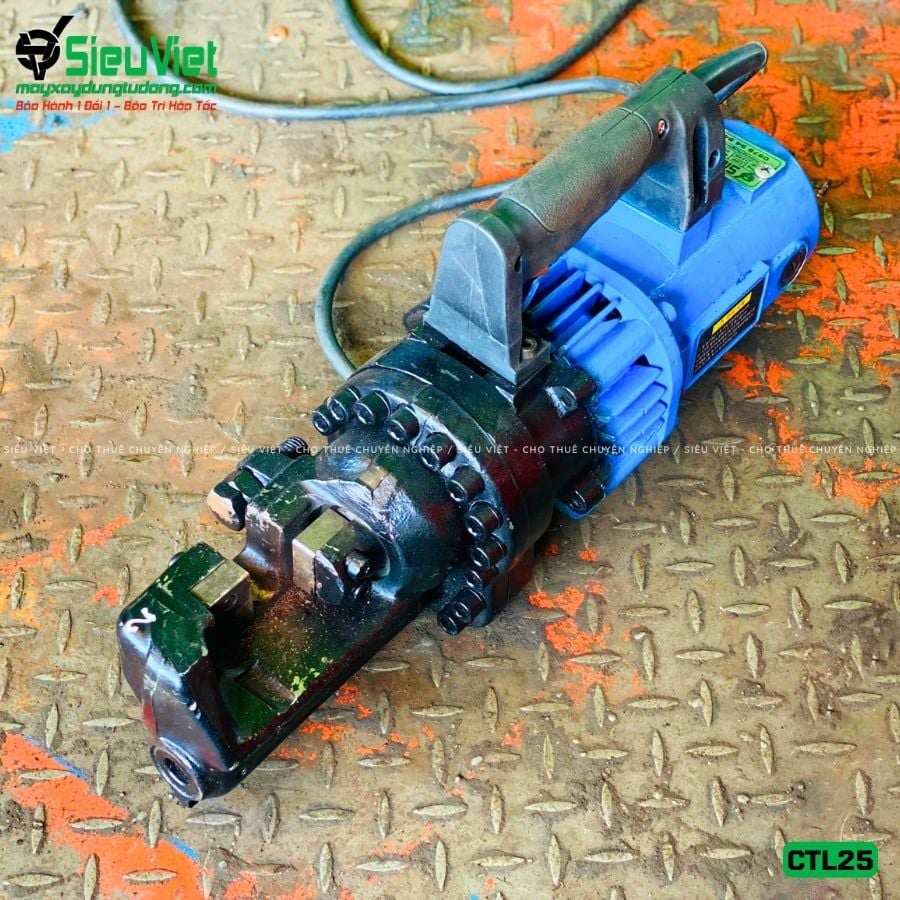 Thuê Ngày Máy cắt sắt cầm tay phi 6-25 CTL25 Hàn Quốc - Điện 220V, 1 Pha