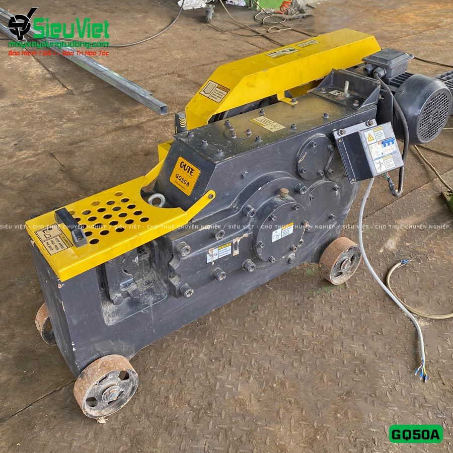 (Cũ) Máy cắt sắt GQ50A Trung Quốc - Điện 380v, 3 Pha