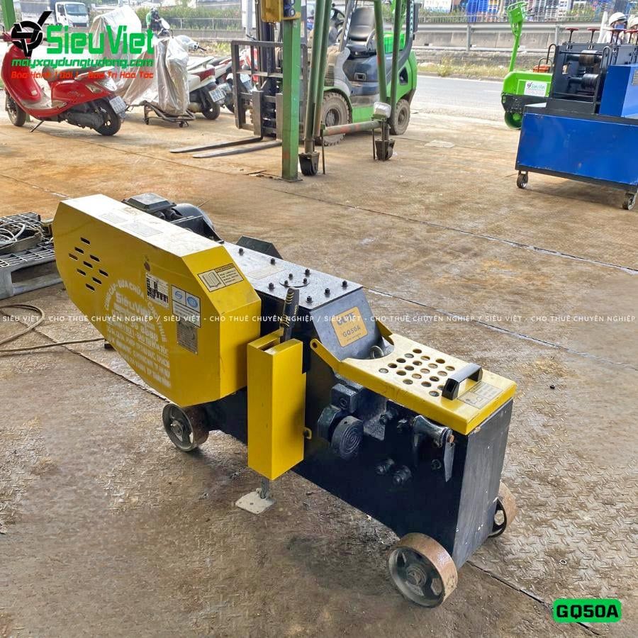 (Cũ) Máy cắt sắt GQ50A Trung Quốc - Điện 380v, 3 Pha