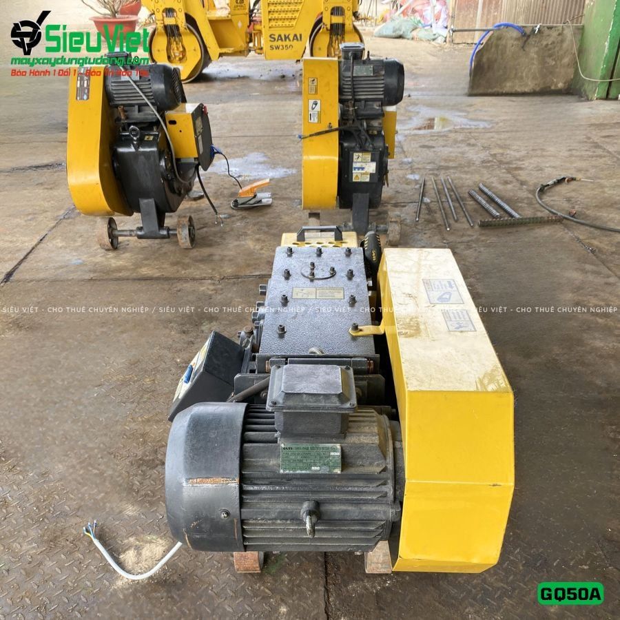 (Cũ) Máy cắt sắt GQ50A Trung Quốc - Điện 380v, 3 Pha