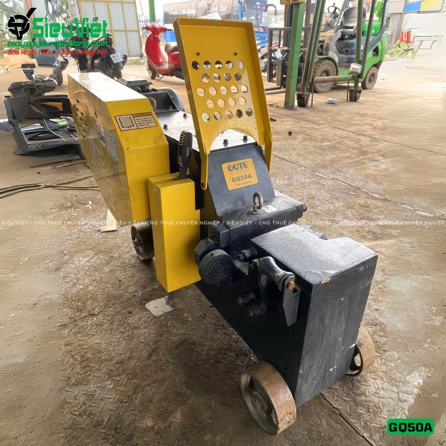 (Cũ) Máy cắt sắt GQ50A Trung Quốc - Điện 380v, 3 Pha