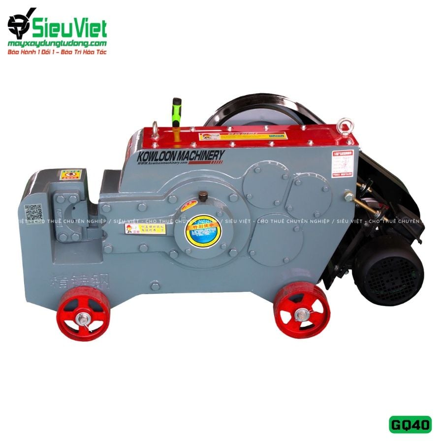 Máy cắt sắt GQ40 Kowloon Trung Quốc - Điện 380v, 3 Pha