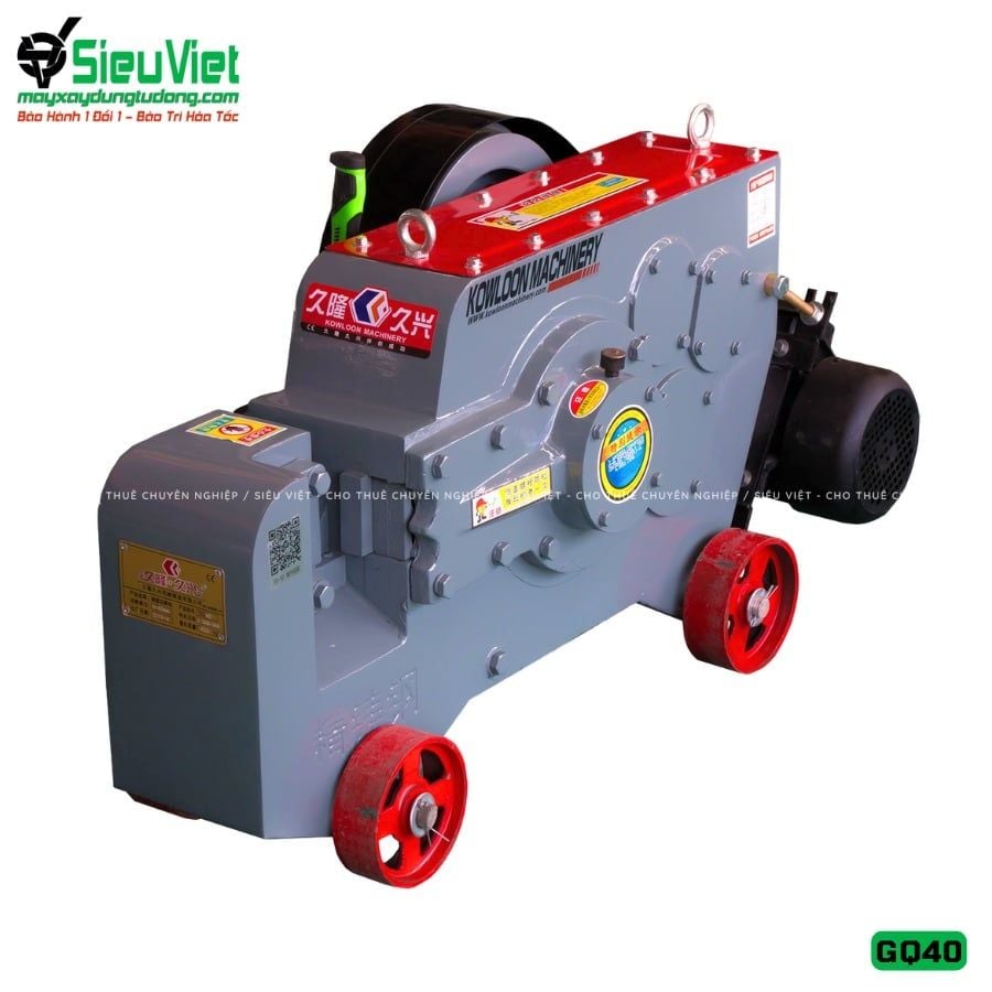 Máy cắt sắt GQ40 Kowloon Trung Quốc - Điện 380v, 3 Pha