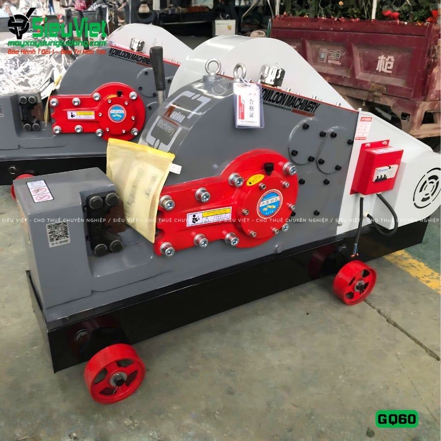Thuê Tháng Máy cắt sắt phi 10-42 GQ60 Trung Quốc - Điện 380V, 3 Pha