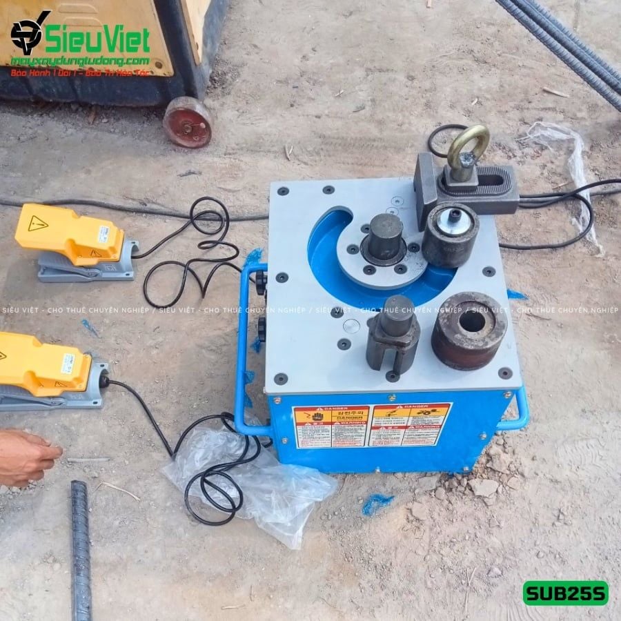 Máy uốn sắt phi 25 Hàn Quốc Seoul SUB-25S - Điện 220v, 1 Pha