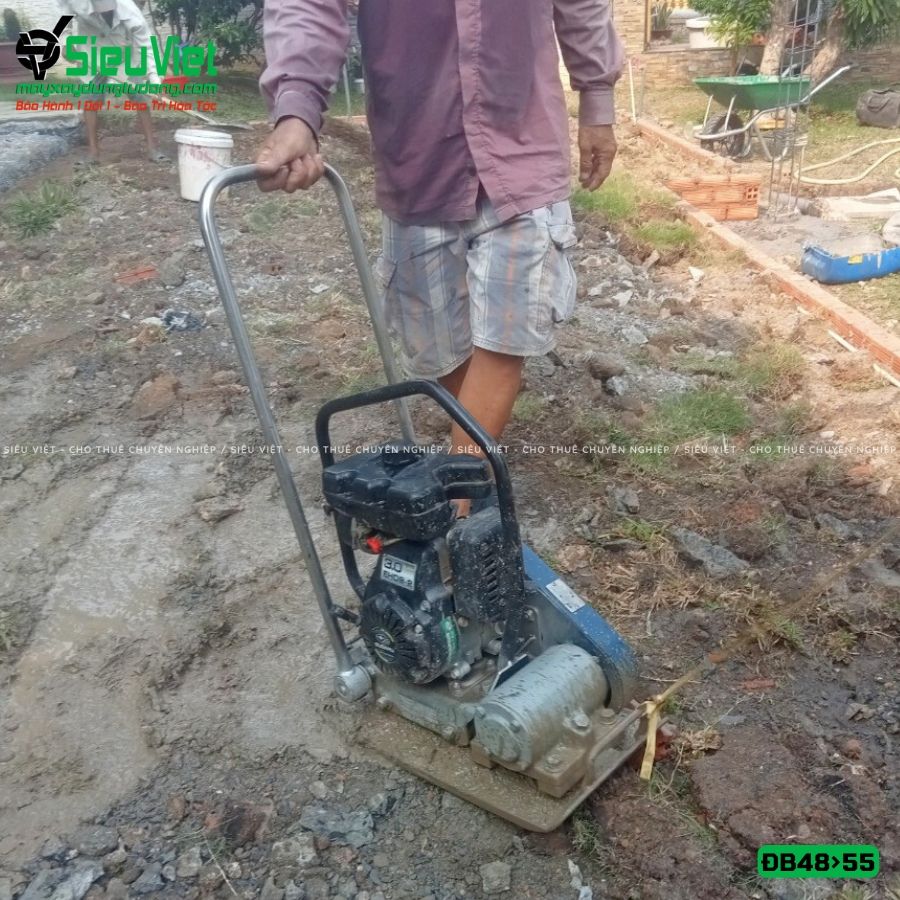 (Cũ) Máy đầm bàn 48>55Kg (Khung + Động cơ Nhật Bản mới 80%)