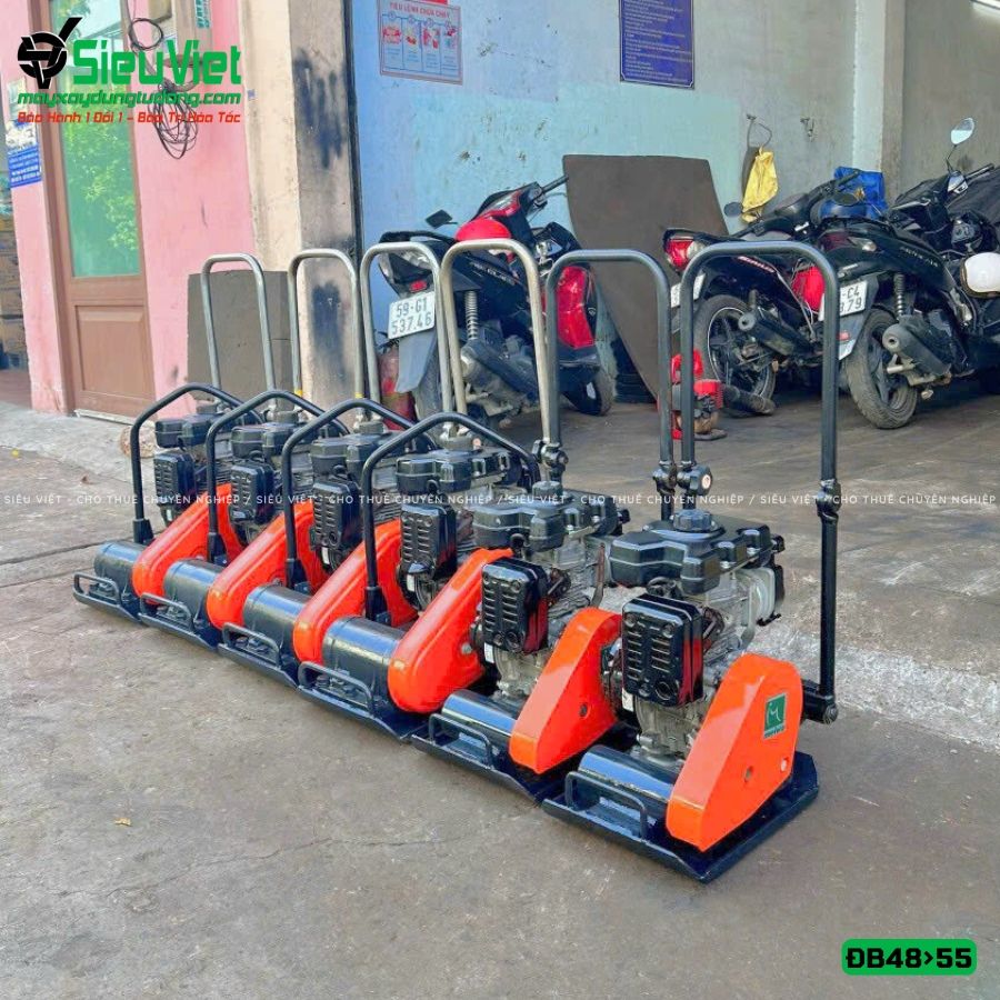 (Cũ) Máy đầm bàn 48>55Kg (Khung + Động cơ Nhật Bản mới 80%)