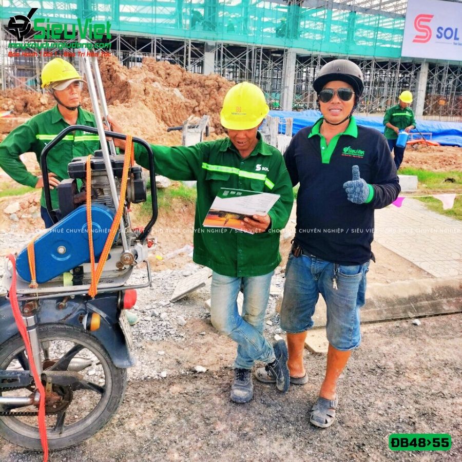 (Cũ) Máy đầm bàn 48>55Kg (Khung + Động cơ Nhật Bản mới 80%)