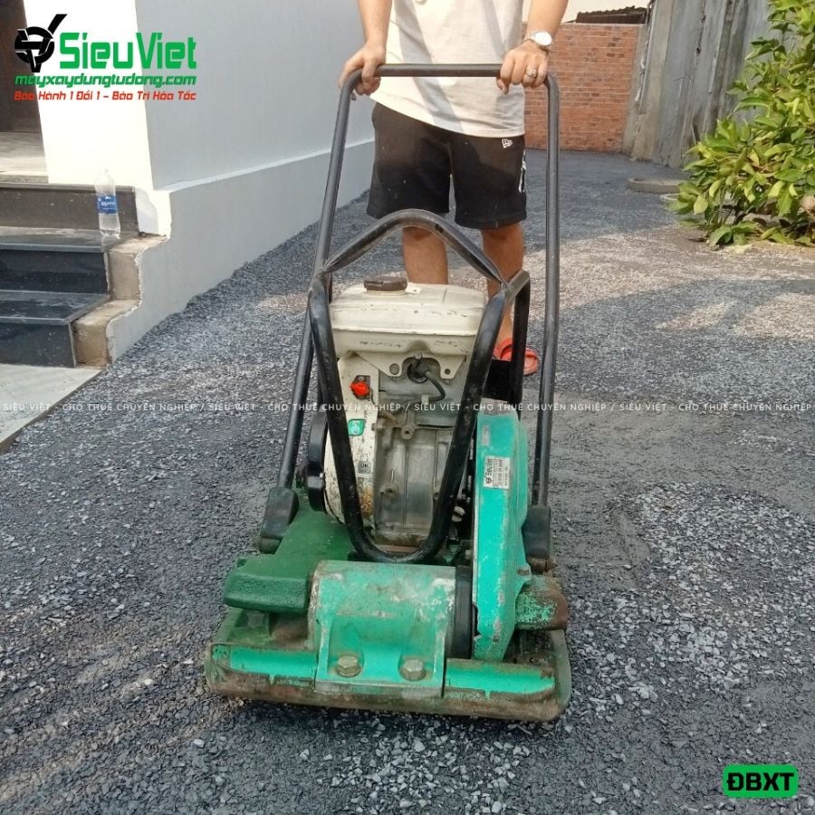 Thuê Ngày Máy đầm bàn 50Kg - 80Kg Nhật Bản - Động cơ xăng
