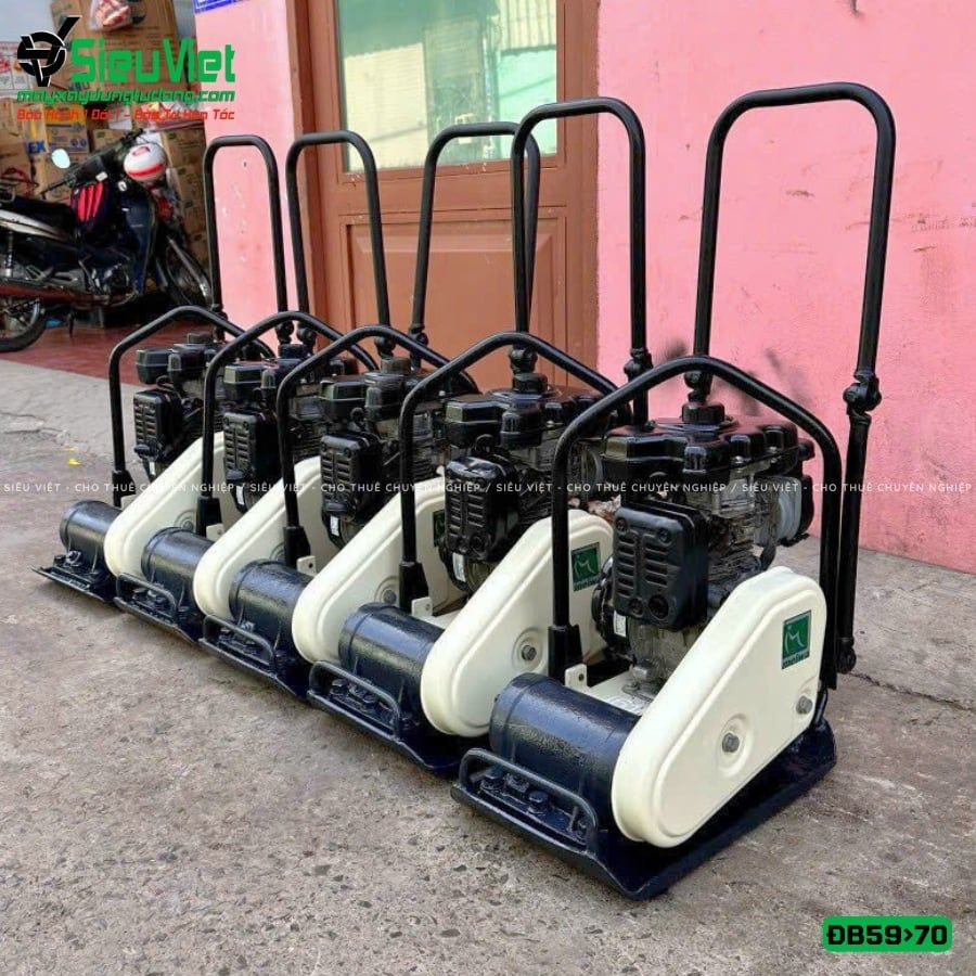 (Cũ) Máy đầm bàn 59>70Kg (Khung + Động cơ Nhật Bản mới 80%)