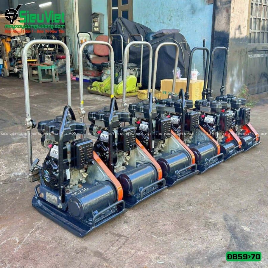 (Cũ) Máy đầm bàn 59>70Kg (Khung + Động cơ Nhật Bản mới 80%)
