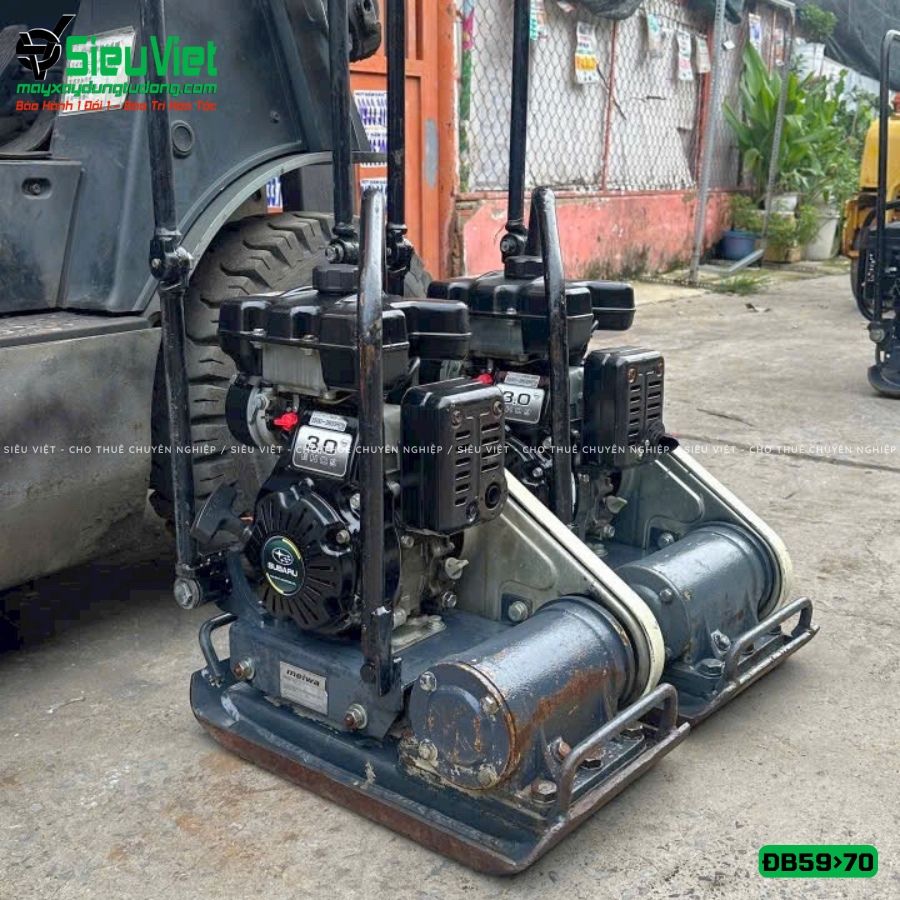 (Cũ) Máy đầm bàn 59>70Kg (Khung + Động cơ Nhật Bản mới 80%)