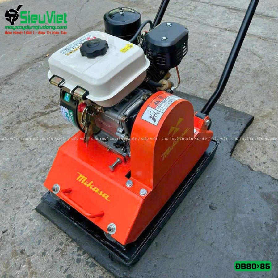 (Cũ) Máy đầm bàn 80>85Kg DB8 Nhật Bản (Động cơ Nhật Bản mới 80%)