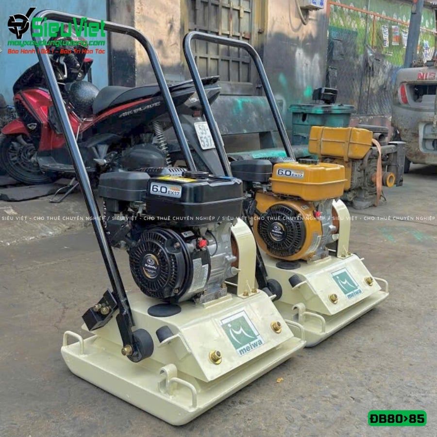 (Cũ) Máy đầm bàn 80>85Kg DB8 Nhật Bản (Động cơ Nhật Bản mới 80%)