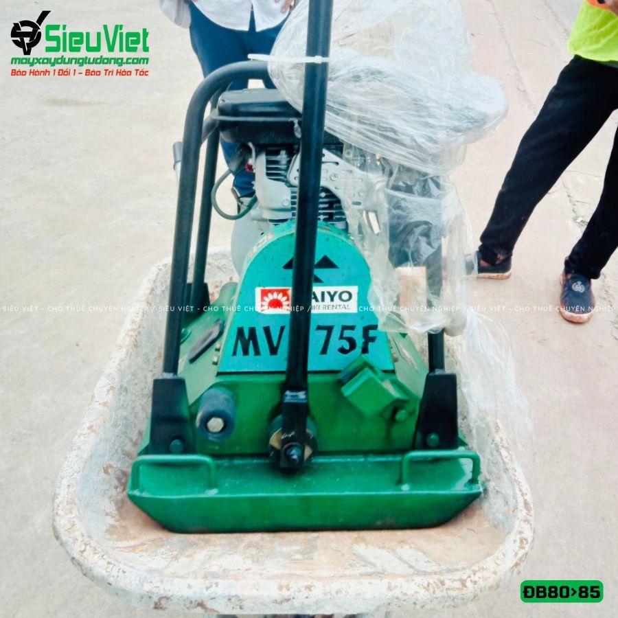 (Cũ) Máy đầm bàn 80>85Kg DB8 Nhật Bản (Động cơ Nhật Bản mới 80%)