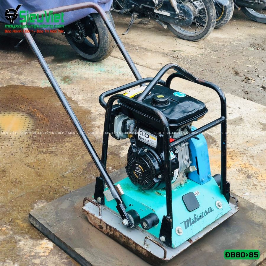 (Cũ) Máy đầm bàn 80>85Kg DB8 Nhật Bản (Động cơ Nhật Bản mới 80%)