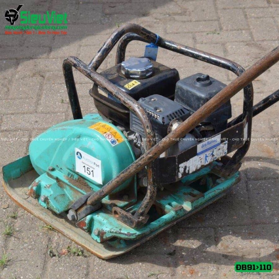 (Cũ) Máy đầm bàn 91>110Kg (Khung + Động cơ Nhật Bản mới 80%)