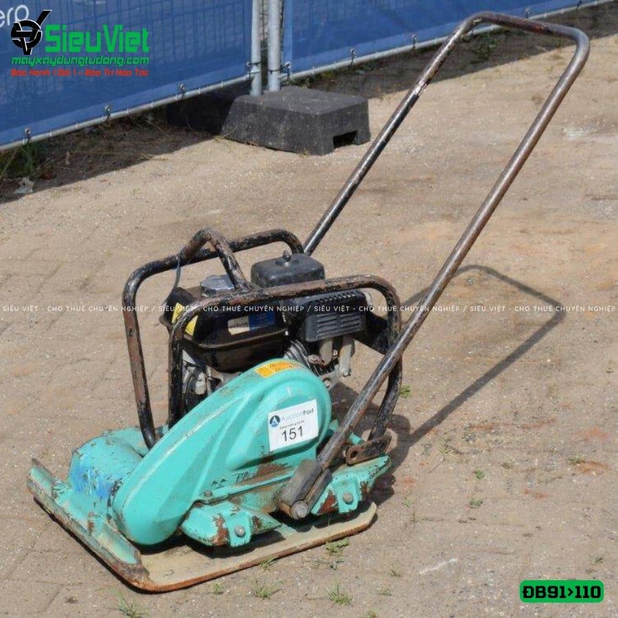 (Cũ) Máy đầm bàn 91>110Kg (Khung + Động cơ Nhật Bản mới 80%)