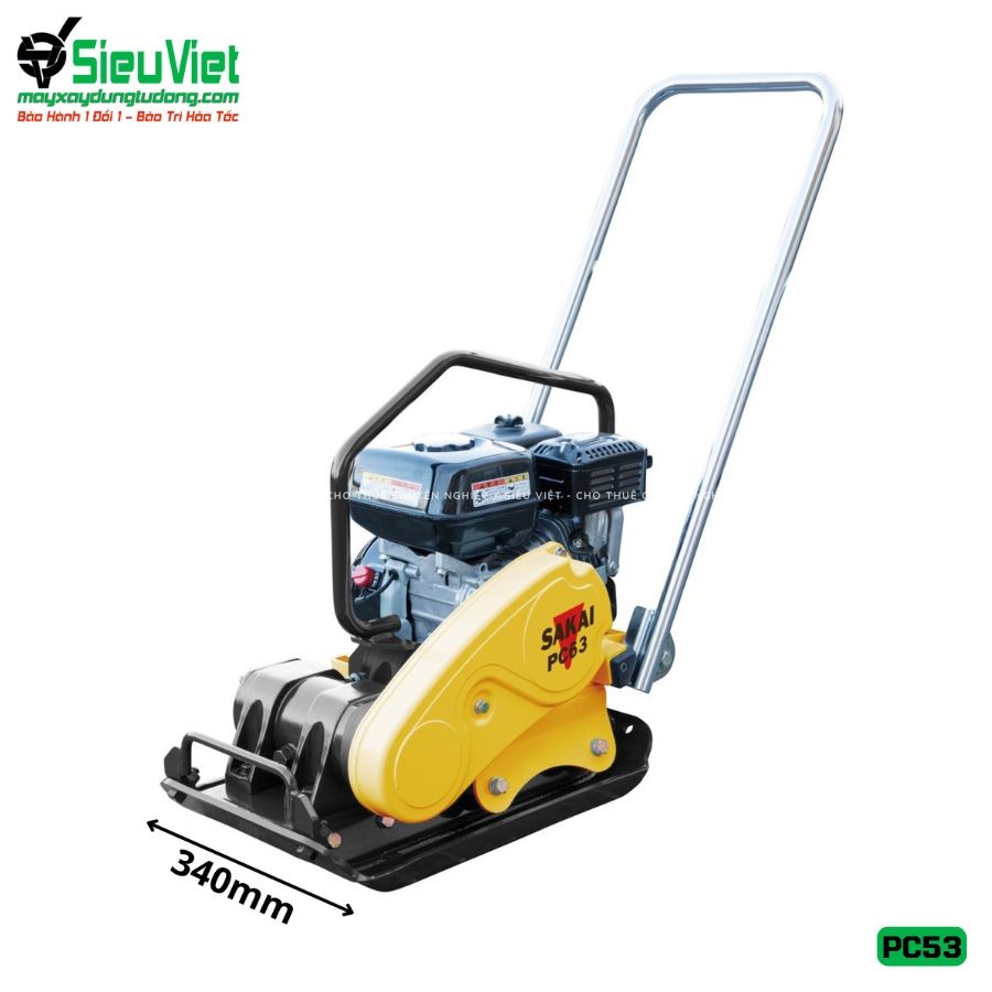 Máy đầm bàn PC53 Sakai Nhật Bản - Chính hãng, giá tốt